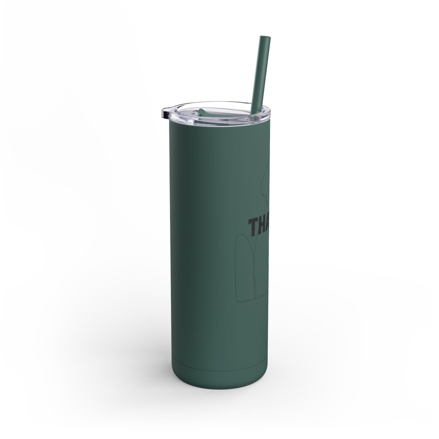 Tumbler with Bold Lines Design