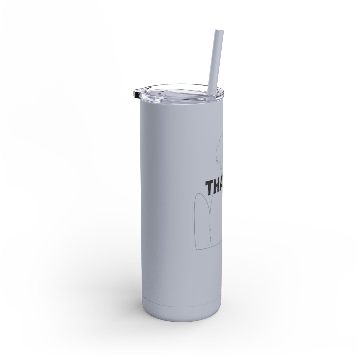 Tumbler with Bold Lines Design