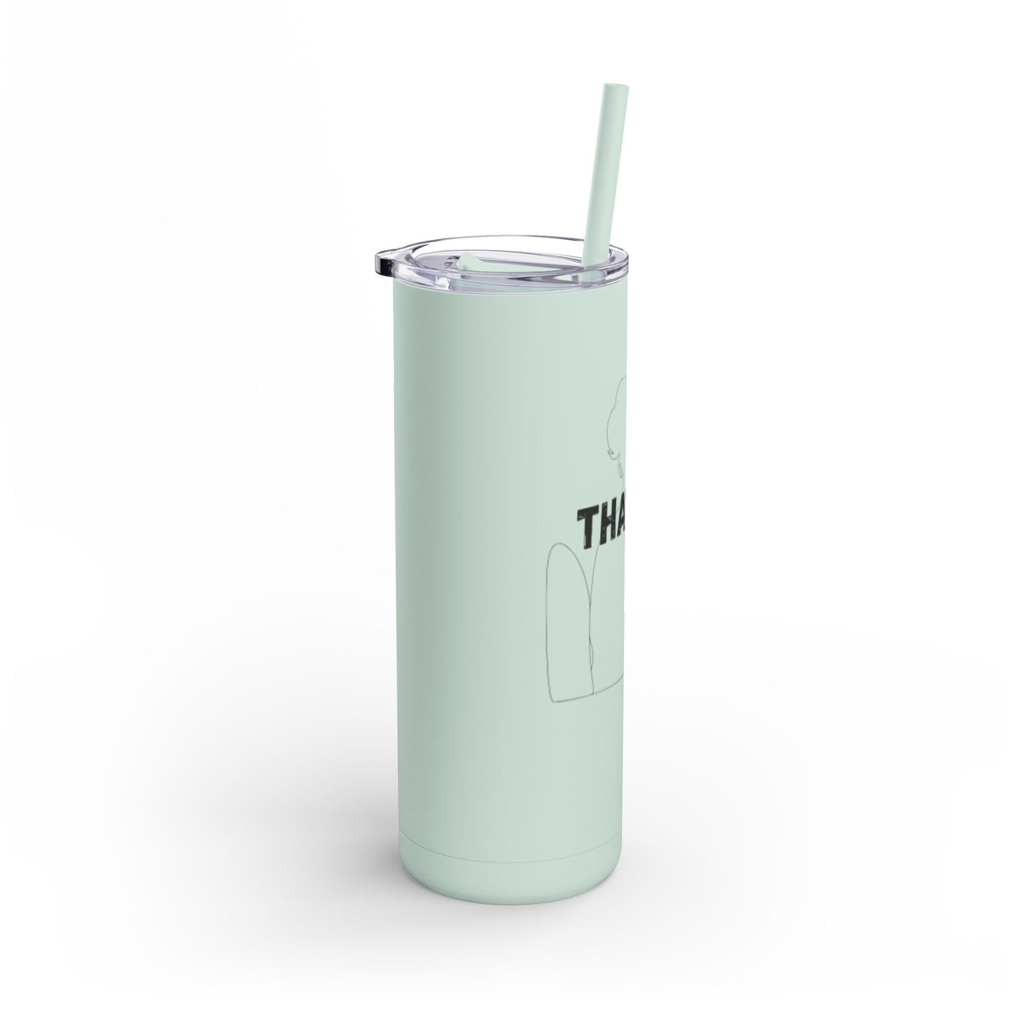 Tumbler with Bold Lines Design