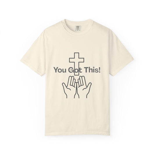 Garment-Dyed T-shirt with Bold Lines